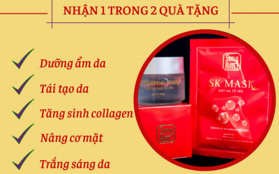 CÙNG MẶT NẠ NGỦ TỔ YẾN ‘HACK’ LÀN DA TRẺ ĐẸP THEO THỜI GIAN