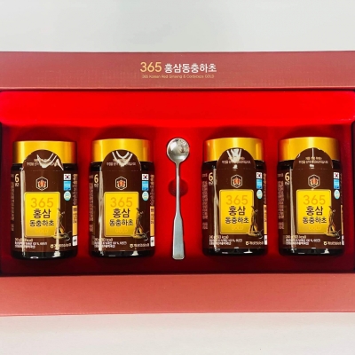 Cao sâm 365 đông trùng hạ thảo 4 LỌ