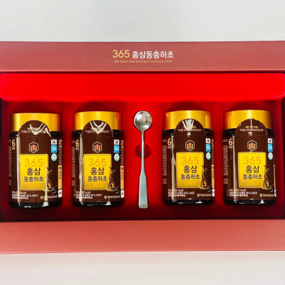 Cao sâm 365 đông trùng hạ thảo 4 LỌ