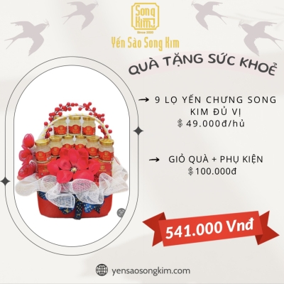 Qùa tặng yến sức khỏe - combo1