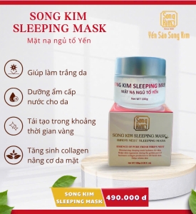 Mặt Nạ Ngủ Tổ Yến Dưỡng Ẩm Song Kim 100g