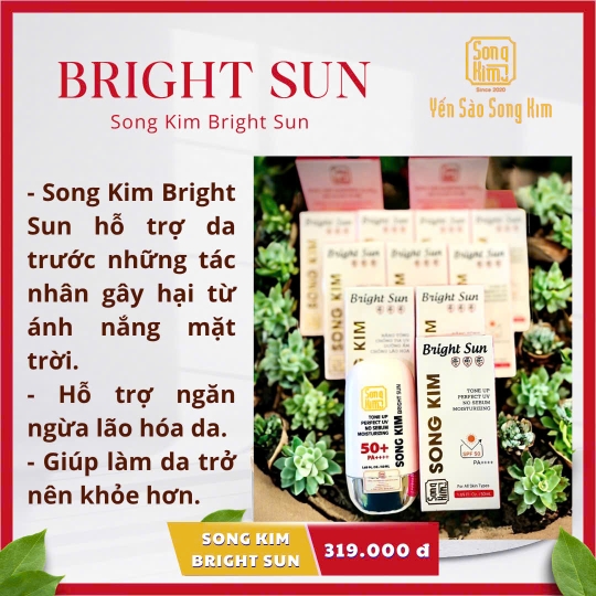 Kem Chống Nắng Bright Sun Song Kim SPF 50 PA++++ 50ml