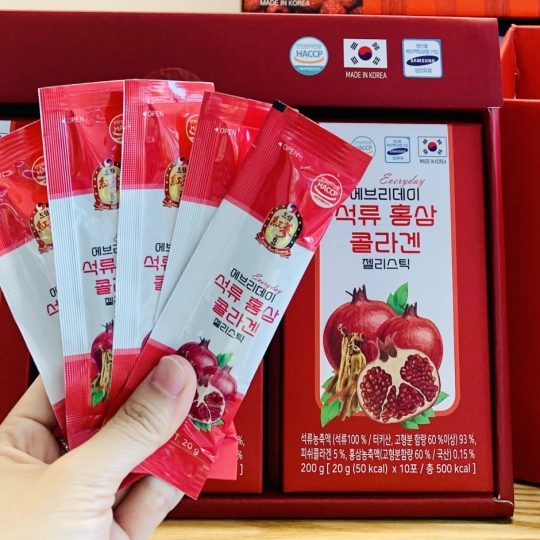  THẠCH COLLAGEN LỰU HỒNG SÂM