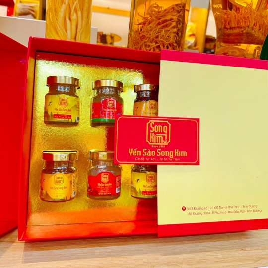Set quà Yến Song Kim - 10 hũ