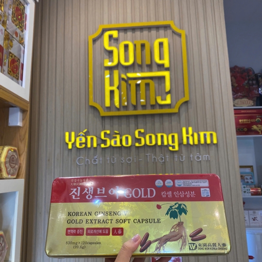 Viên Đạm Sâm Nhung Hươu Korean Ginseng V Gold  120 Viên